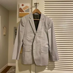 Express Seersucker Suit Jacket and Vest 36s